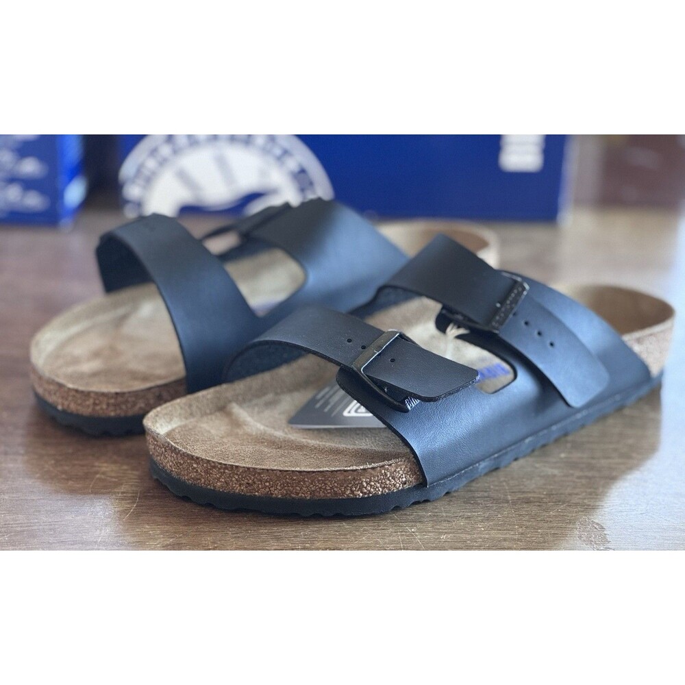 Men’s Size 13 Birkenstock Arizona Soft Footbed Black 0551251 NIB